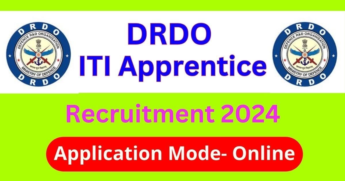 DRDO Recruitment 2024 - Apply Now For Apprenticeship Post, All 